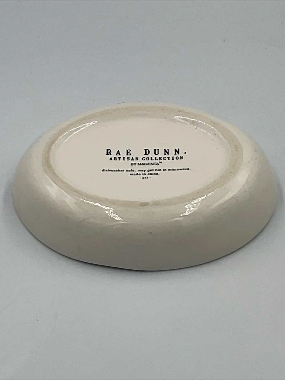 Rae Dunn “FEAST” Small Ceramic Cat/Pet Food Bowl